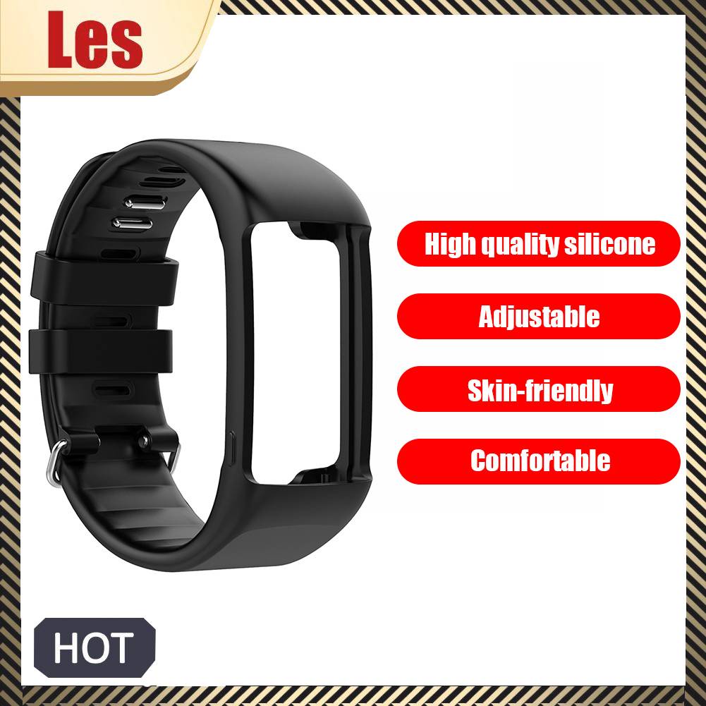 Dây Đeo Thay Thế Chất Liệu Silicon Màu Trơn Cho POLAR A360 A370