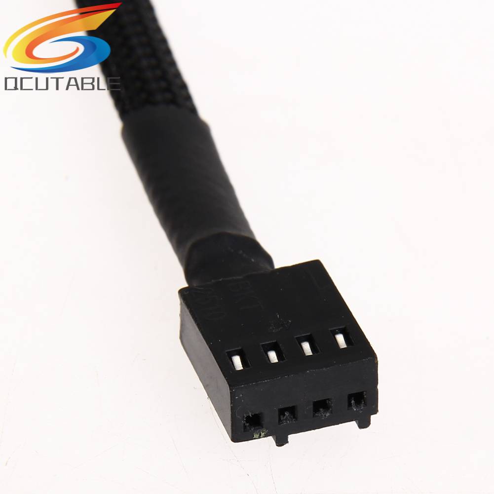 Set 5 Cáp Nối Dài Quạt Tản Nhiệt 4 Pin PWM 12in Cho Máy Tính