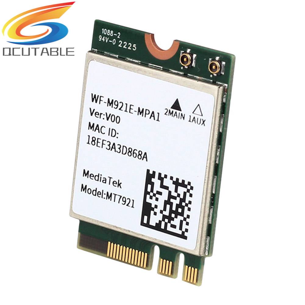 Thẻ Mạng Không Dây MT7921 1200Mbps Băng Tần Kép 2.4Ghz / 5Ghz Cho Laptop