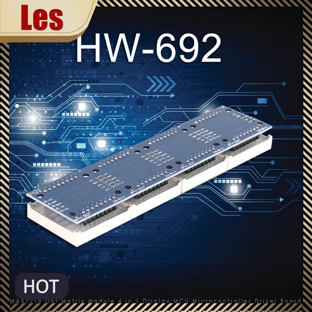 Bảng Mạch Điều Khiển Ma Trận 4 Trong 1 MAX7219