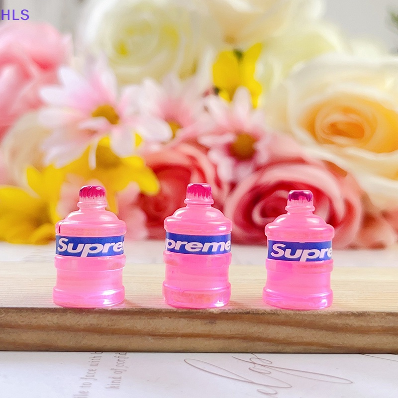 [HLS] Bộ 5 Mô Hình Bình Kem Mini Bằng Nhựa Resin Phát Quang Dùng Để Trang Trí Ốp Điện Thoại