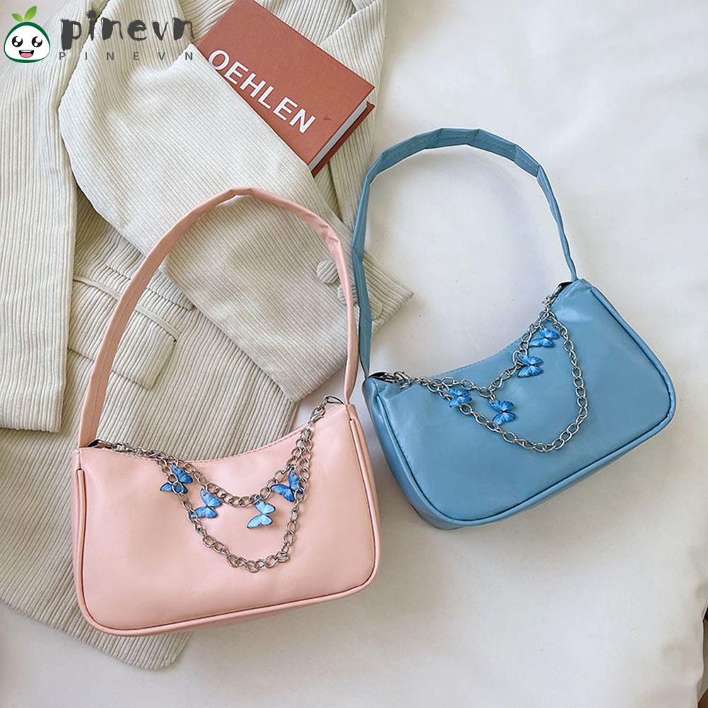 PINEVN Túi Xách Đeo Vai Họa Tiết Dập Nổi Thời Trang Dành Cho Nữ