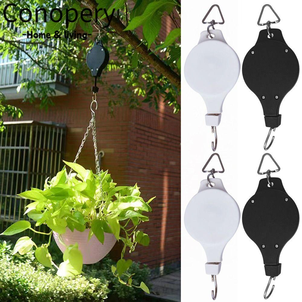 CONOPERY Giỏ Trồng Cây Có Móc Treo Có Thể Điều Chỉnh Tiện Dụng Cho Sân Vườn / Trong Nhà / Ngoà