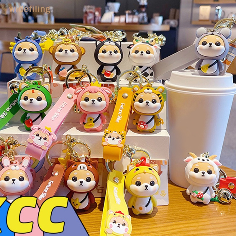 Móc Chìa Khóa Xe Hơi / Túi Xách Đan Len Hình Động Vật Dễ Thương Thích Hợp Làm Quà Tặng Ch