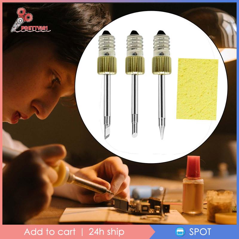 Bộ Đầu Hàn Sắt Thay Thế 3x Prettyia1