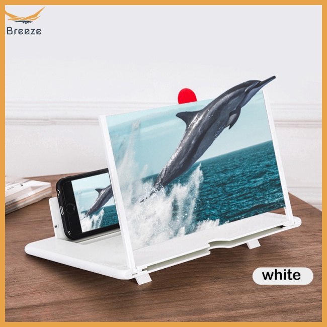 Dụng Cụ Phóng To Màn Hình Điện Thoại 12 inch HD 3D Chống Trượt Có Thể Gấp Gọn Tiện Dụng