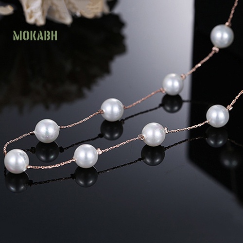 Abh Vòng Cổ Choker Đính Ngọc Trai Nhân Tạo Kiểu Dáng Ngọt Ngào Lãng Mạn