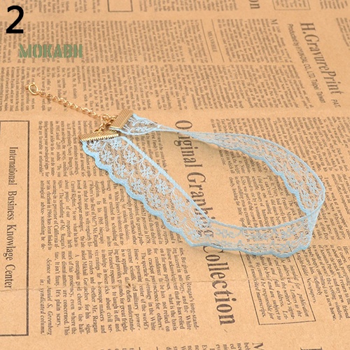 [Mok Abh] Vòng Cổ Choker Ren Phong Cách Gothic Punk