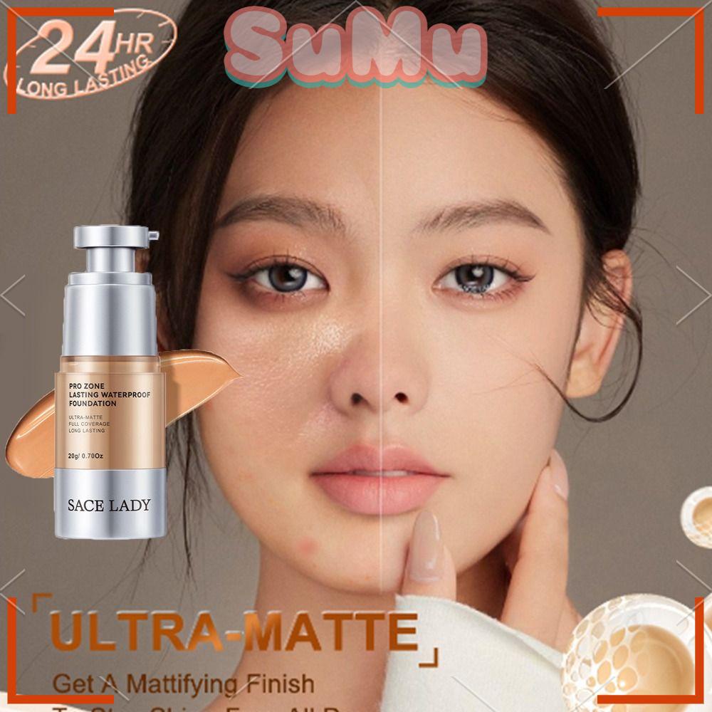 Kem Nền Che Khuyết Điểm Toàn Diện Dạng Lỏng Chống Thấm Nước Lâu Trôi 20ml Dành Cho Nữ