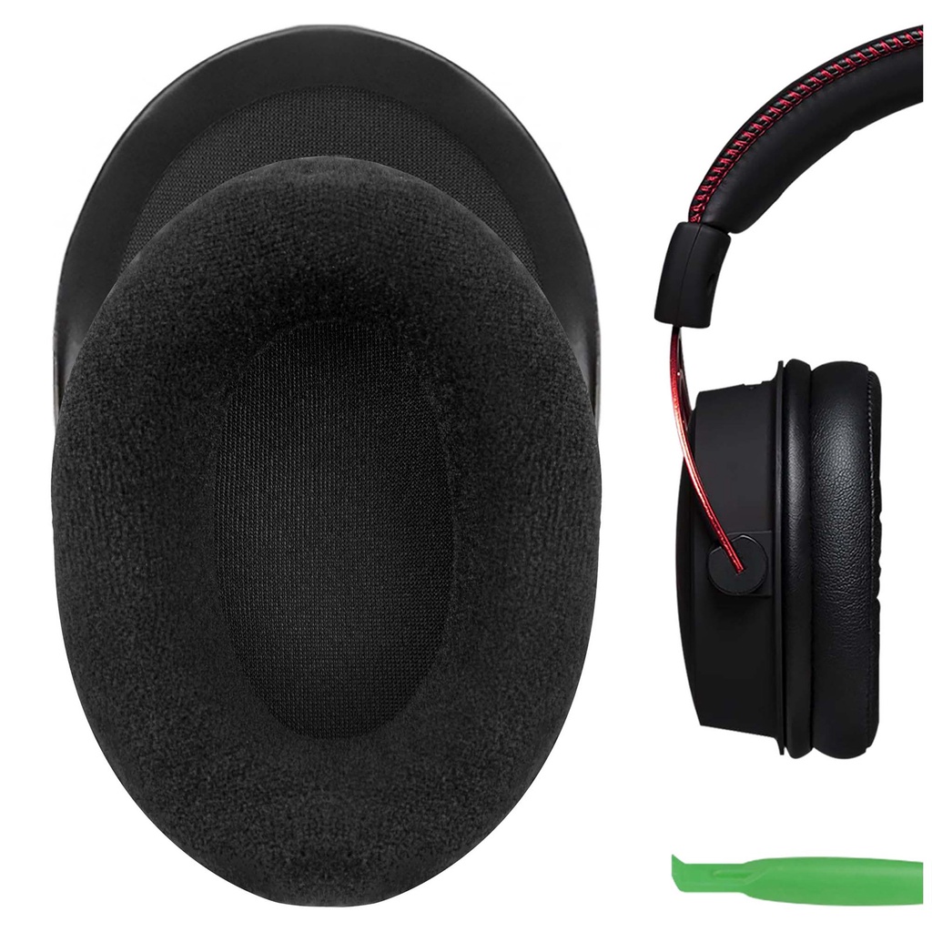 Miếng đệm tai thay thế Geekria Velour cho tai nghe HyperX Cloud Stinger, Cloud Flight, Cloud X, Clou