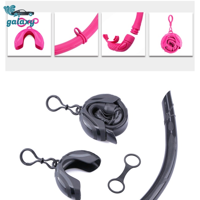 Galaxy Ống Thở Chuyên Nghiệp Bằng Silicon Có Thể Gấp Lại Được Kèm Hộp Đựng