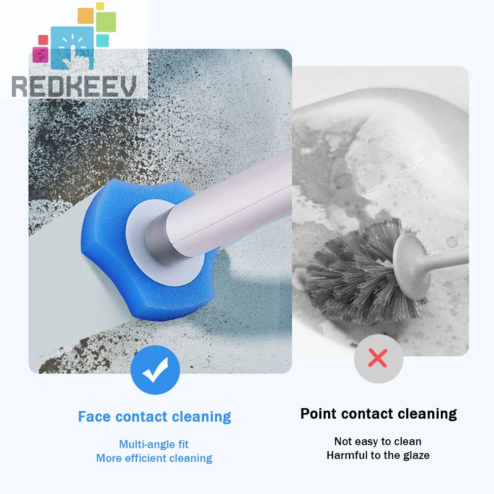 Set 10 Đầu Cọ Vệ Sinh Toilet Dùng Một Lần Tiện Dụng