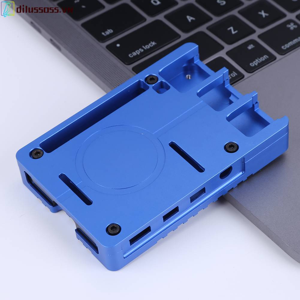 Hộp Làm Mát Bằng Hợp Kim Nhôm CNC Cho Raspberry Pi 4 Model B