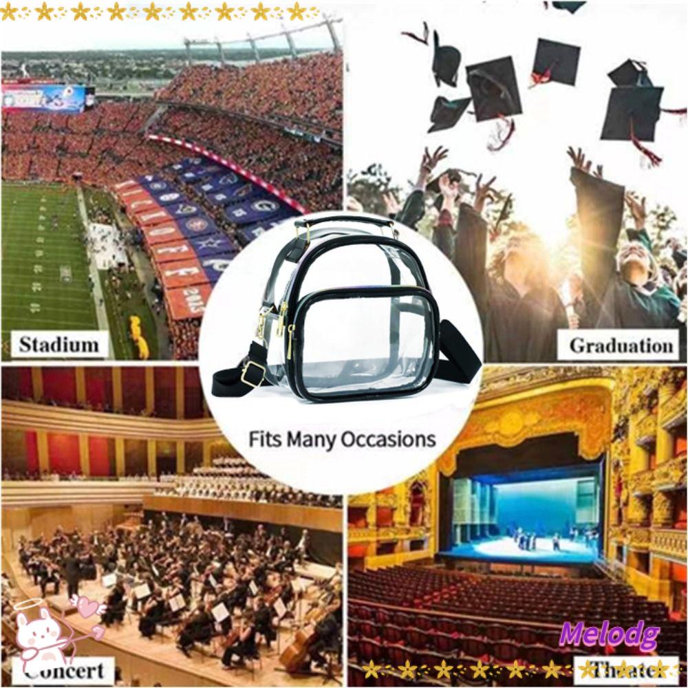 MELODG Túi Xách Thể Thao Trong Suốt Thời Trang