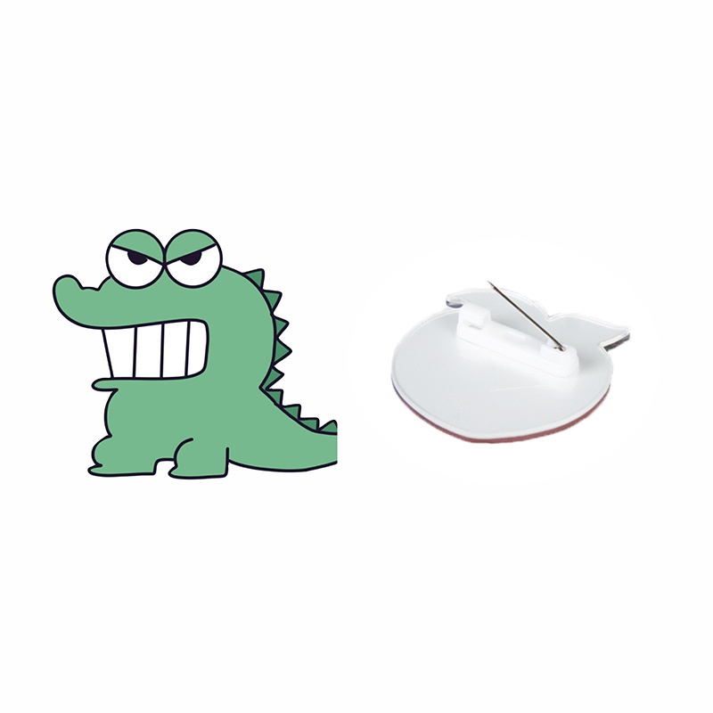 Ghim Cài Áo Hình Khủng Long Hoạt Hình Bằng Acrylic Mềm Mại Và Đáng Yêu Kiểu Nhật Bản Và Hàn Quốc