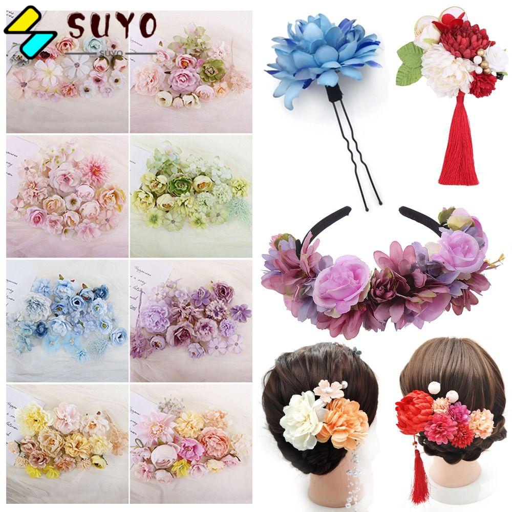 SUYO 1 Túi Bông Hoa Cẩm Tú Cầu Giả Trang Trí Tiệc Cưới