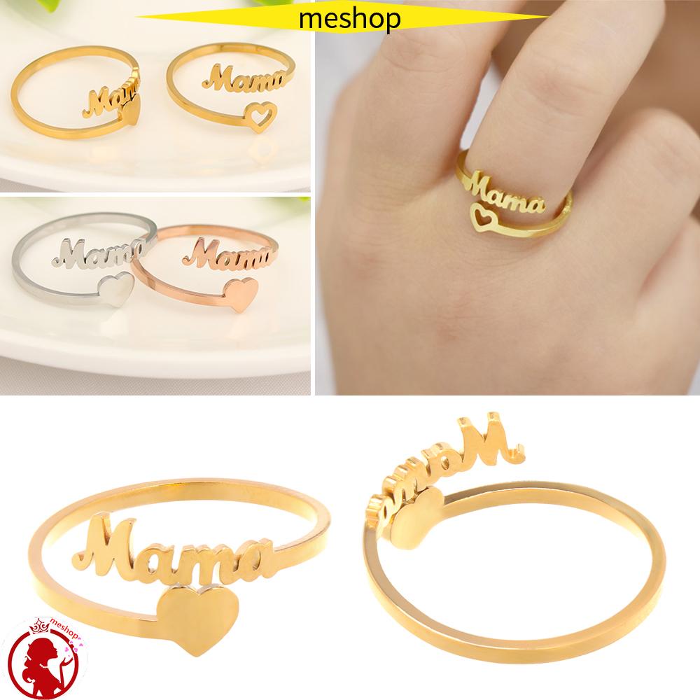 ME Nhẫn Hình Trái Tim Phong Cách Retro Thời Trang Dành Cho Nữ