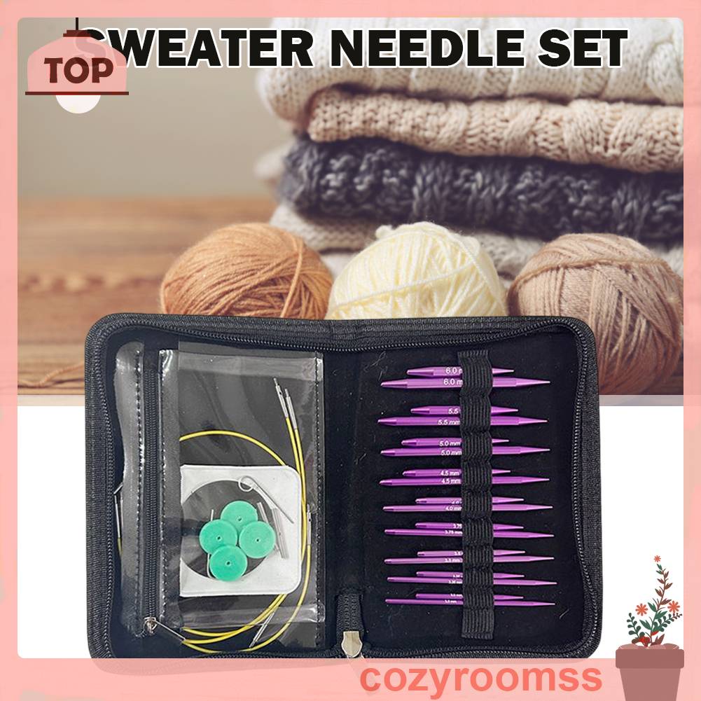 1 Bộ Kim Móc Len Bằng Nhôm Thoải Mái DIY