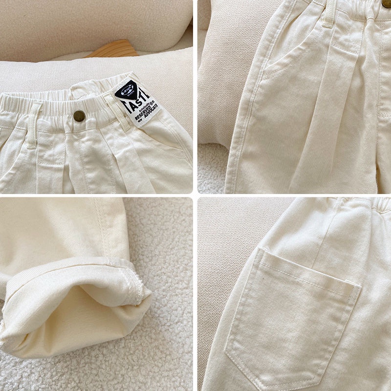Quần Dài Thời Trang Xuân Hè Phong Cách Hàn Quốc Dành Cho Bé Trai