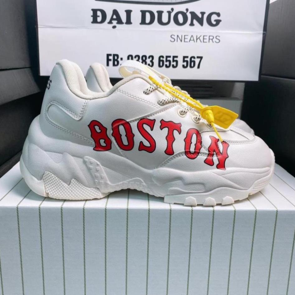 Giày thể thao boston Đế Độn MLB Ny đế nâu, Boston, LA full sz 36 - 43 bản đẹp hot trend 2022 đủ size nam nữ 36-43