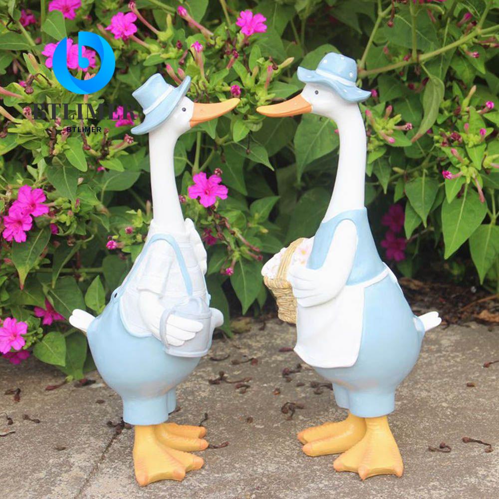 BTLIMER Chú Vịt Miss Thiết Kế Độc Đáo Dùng Trang Trí Sân Vườn Xinh Xắn