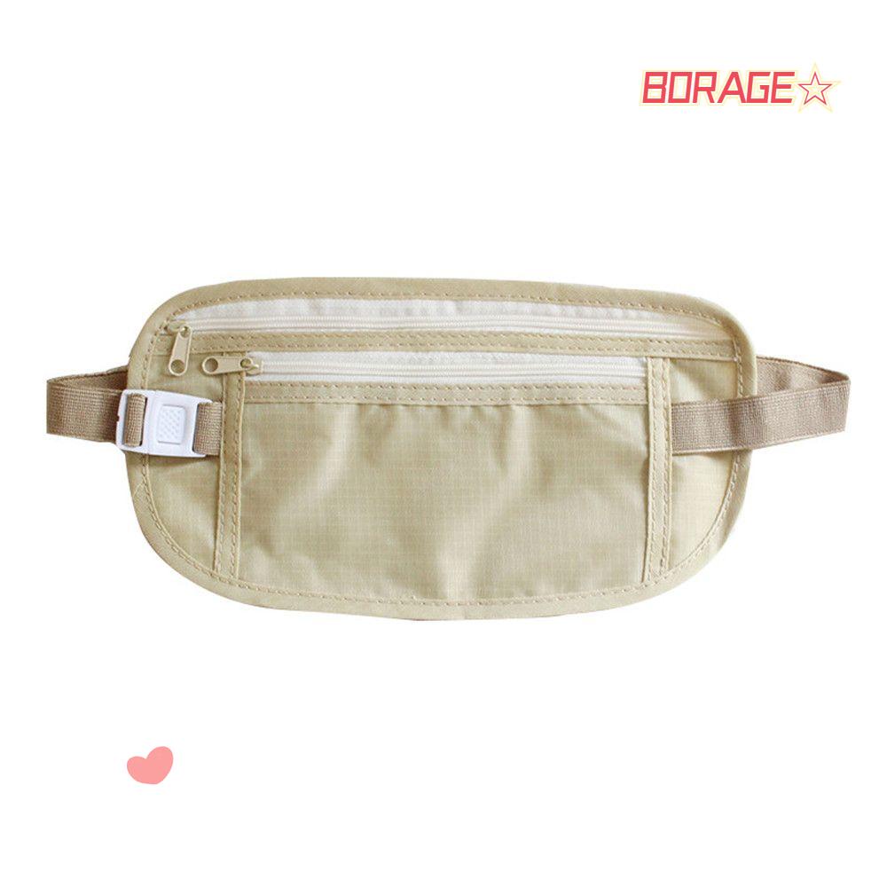 BORAG Túi Đeo Hông Thể Thao Siêu Mỏng Chống Trộm Tiện Dụng