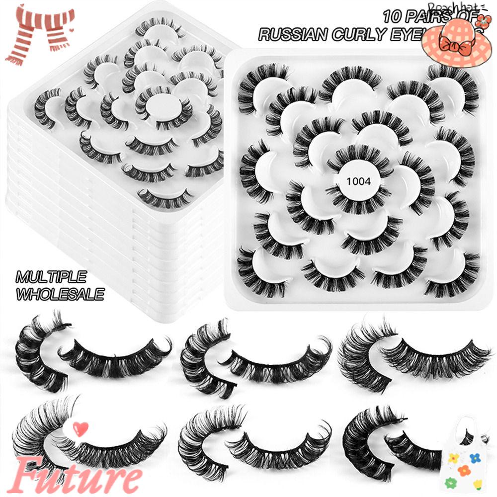 FUTURE Set 10 Cặp Lông Mi Giả Từ Nga Có Thể Tái Sử Dụng
