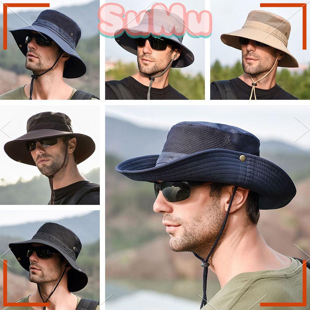 SUMU Nón Tai Bèo Rộng Vành Chống Tia UV / Gió Có Thể Gấp Gọn Tiện Dụng Thời Trang