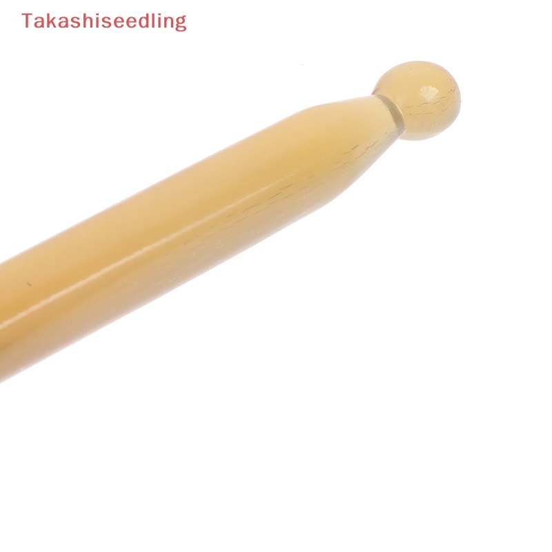 (Takashiseedling) Dụng Cụ Mát Xa Mặt Yak Ox Horn Gua Sha Màu Trắng Tự Nhiên