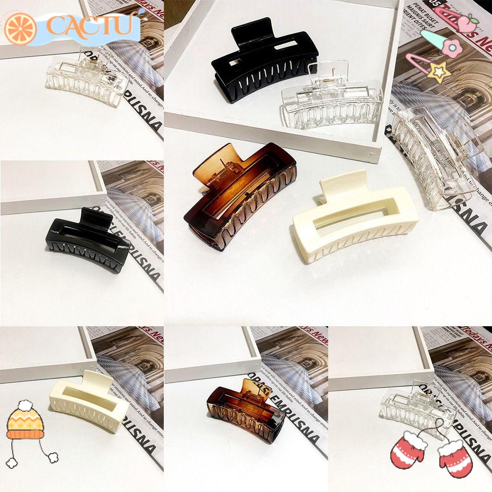 CACTU Set 5 Kẹp Tóc Càng Cua Bằng Nhựa Nhiều Màu Sắc Thời Trang Cho Nữ Mã 2023