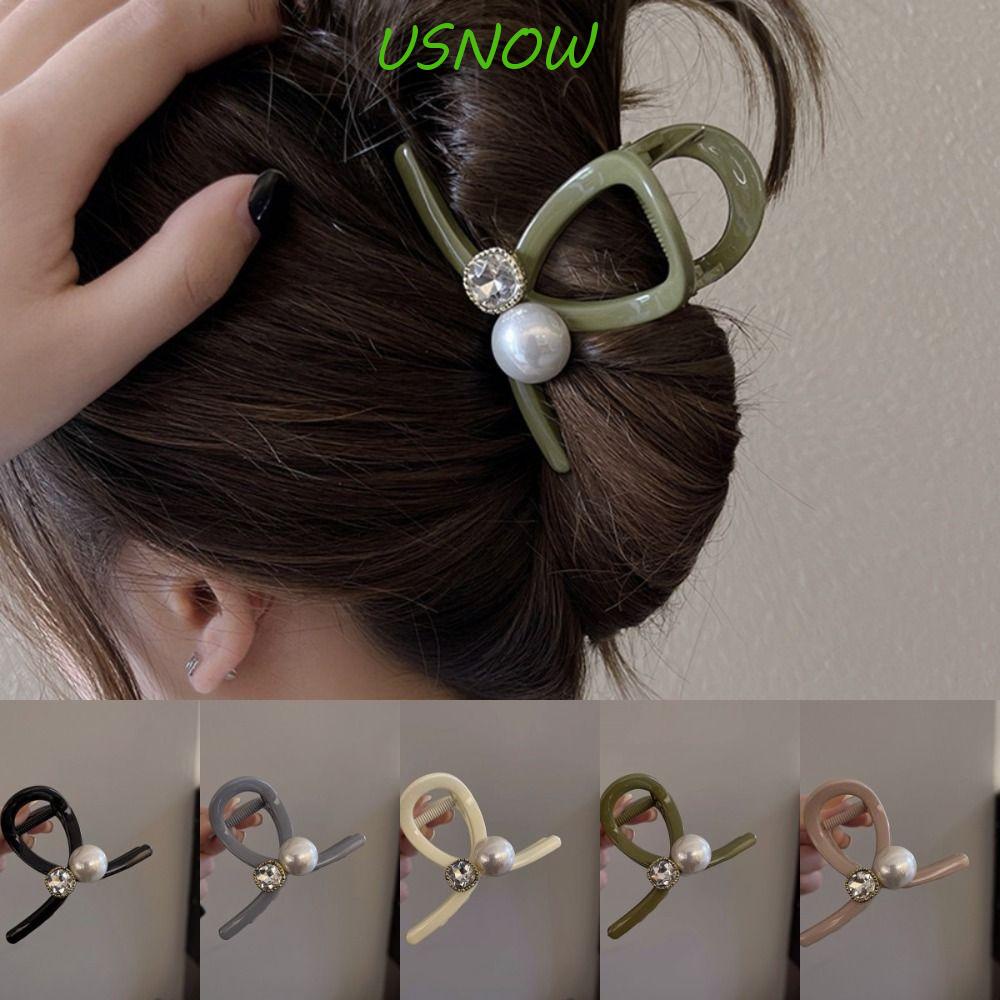 Kẹp Tóc Càng Cua Hình Cá Mập Bằng Acrylic Thanh Lịch Cho Nữ