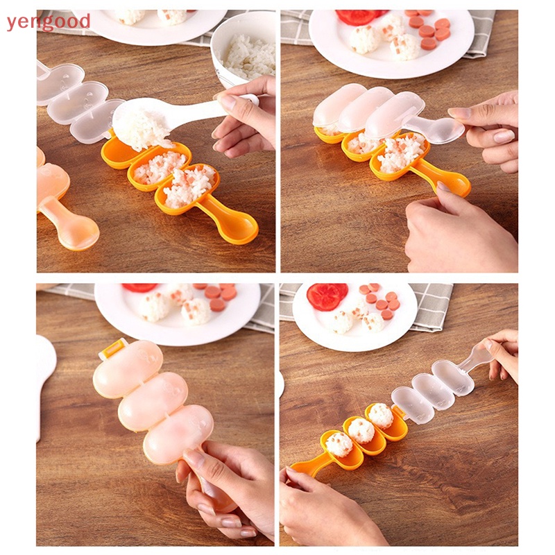 1 Dụng Cụ Làm Cơm Cuộn Sushi Và Rau Củ Mini Bằng PP Cấp Thực Phẩm DIY Dễ Thương Cho Nhà Bếp