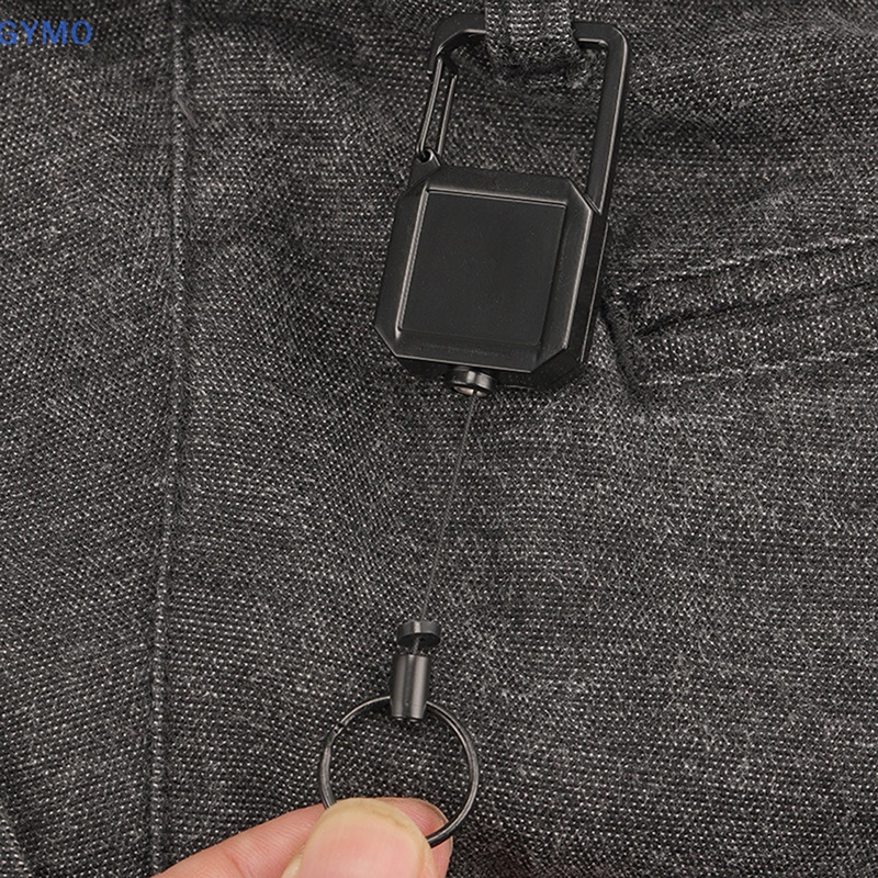 1 Móc Khóa Dây Thép Resin Cao Cấp Có Thể Thu Gọn Tiện Dụng