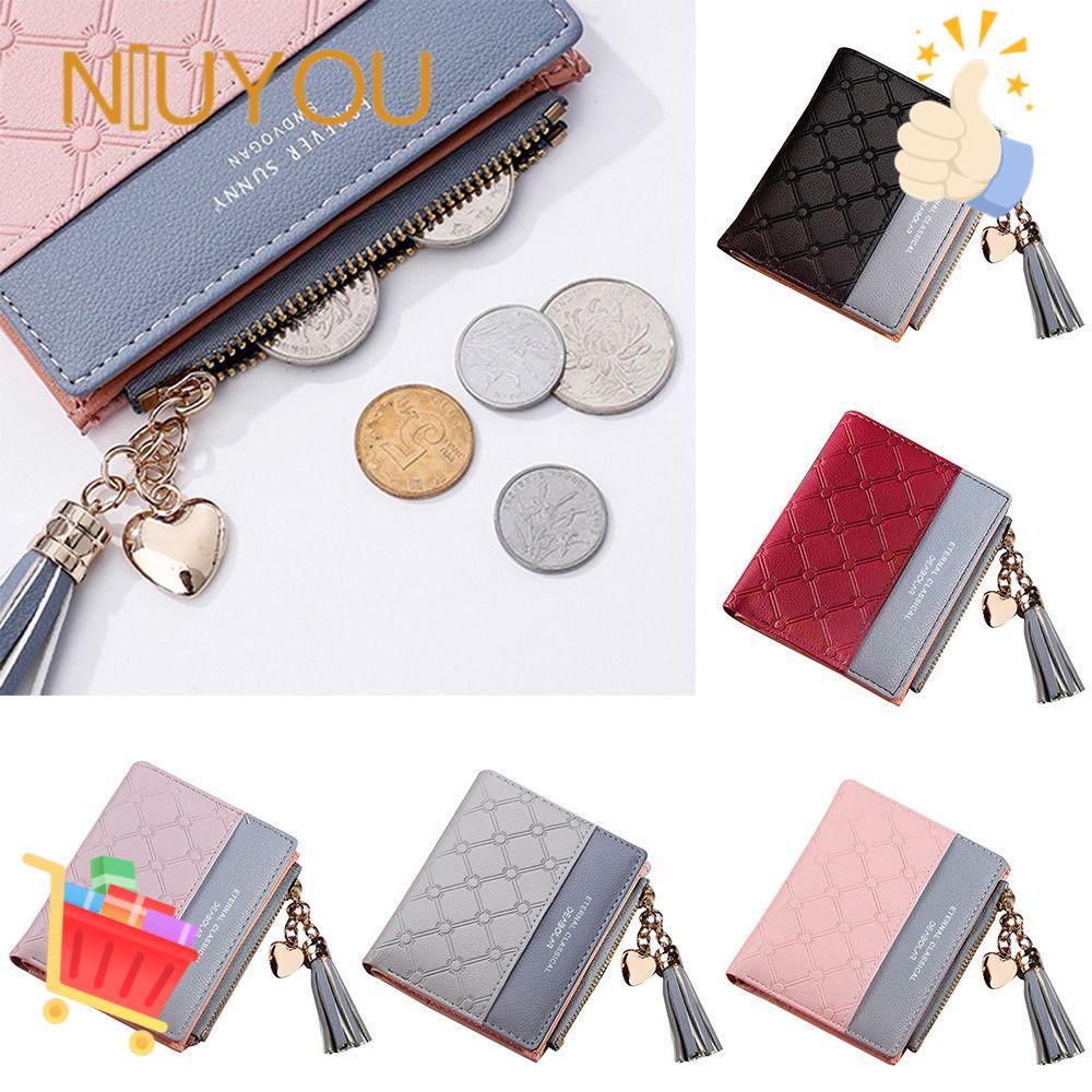 NIUYOU Ví Da Nhỏ Thời Trang Cho Nữ