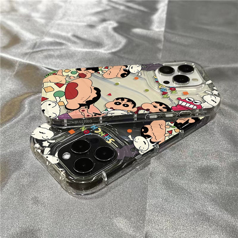Ốp Điện Thoại Dẻo Trong Suốt Họa Tiết Hoạt Hình Cậu Bé Bút Chì Cho Iphone 7 / 1312 xriPhone14promax /ins / plus 8 11 CA7W