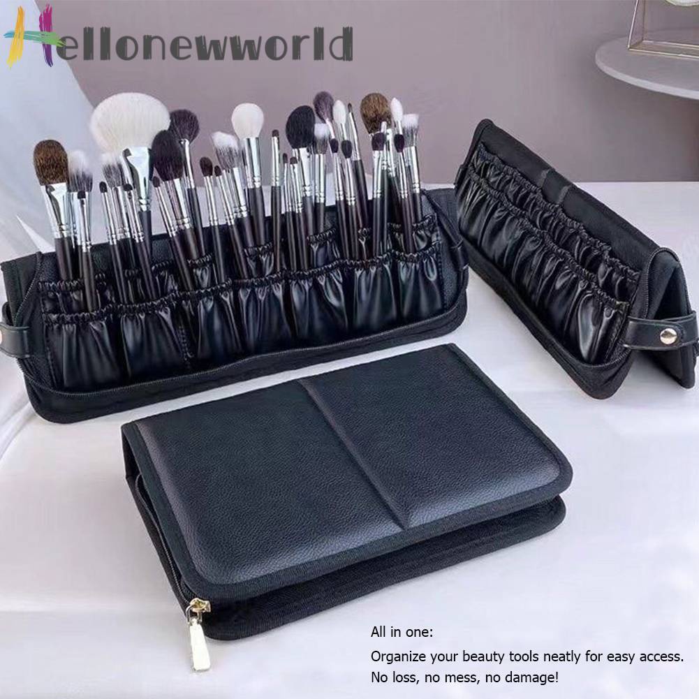 Hộp Đựng Cọ Trang Điểm Chống Thấm Nước Dễ Dàng Vệ Sinh Gấp Gọn Thích Hợp Làm