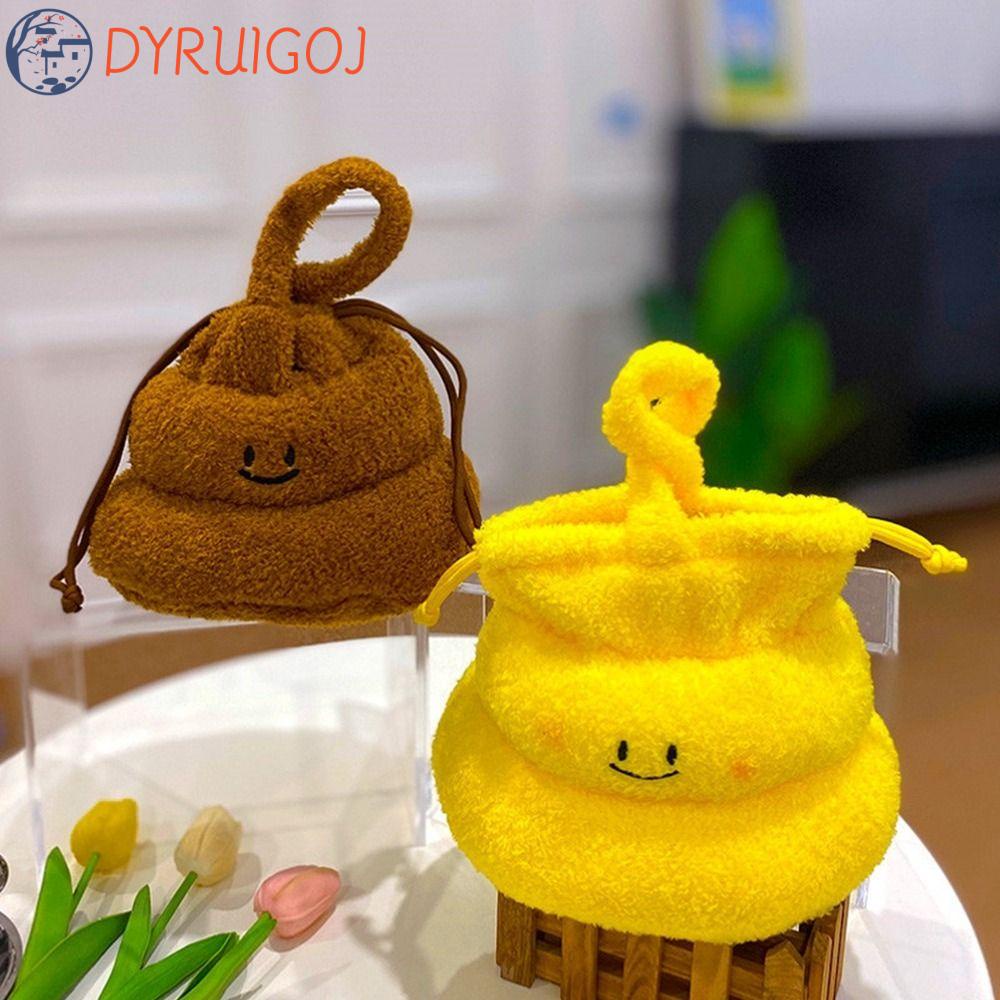 Túi Xách Tay Bằng Nhung Lông Thiết Kế Hình Hoạt Hình Dành Cho Đi Du Lịch