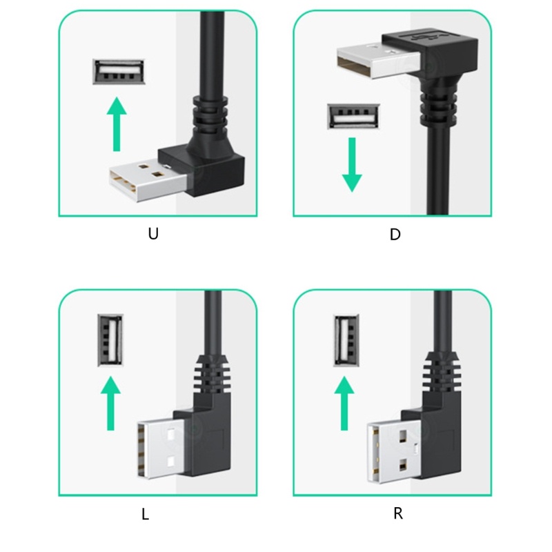 Dây Cáp Nối Dài USB 2 0 USB2 Bẻ Góc 90o Và Phụ Kiện