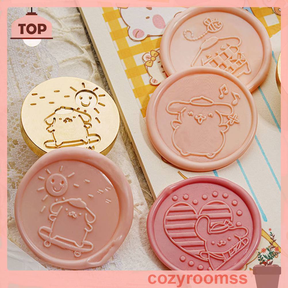 Đầu Tem Đóng Dấu Họa Tiết Hoạt Hình DIY Tùy Chỉnh Cho Thiệp Mời Đám Cưới