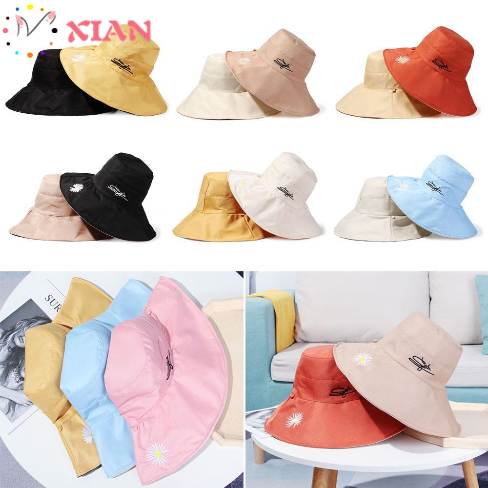 XIANTIN Mũ Tai Bèo Chống Nắng Hai Mặt Có Thể Điều Chỉnh Kích Cỡ Thời Trang