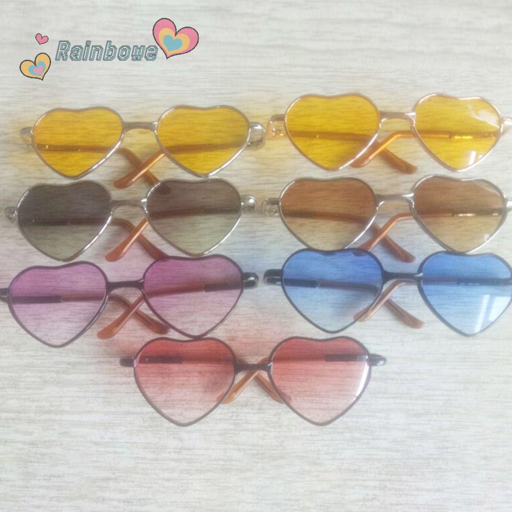 RAINBOW Kính Mát Hình Trái Tim Dễ Thương 8 Màu Lựa Chọn Cho Búp Bê Blythe