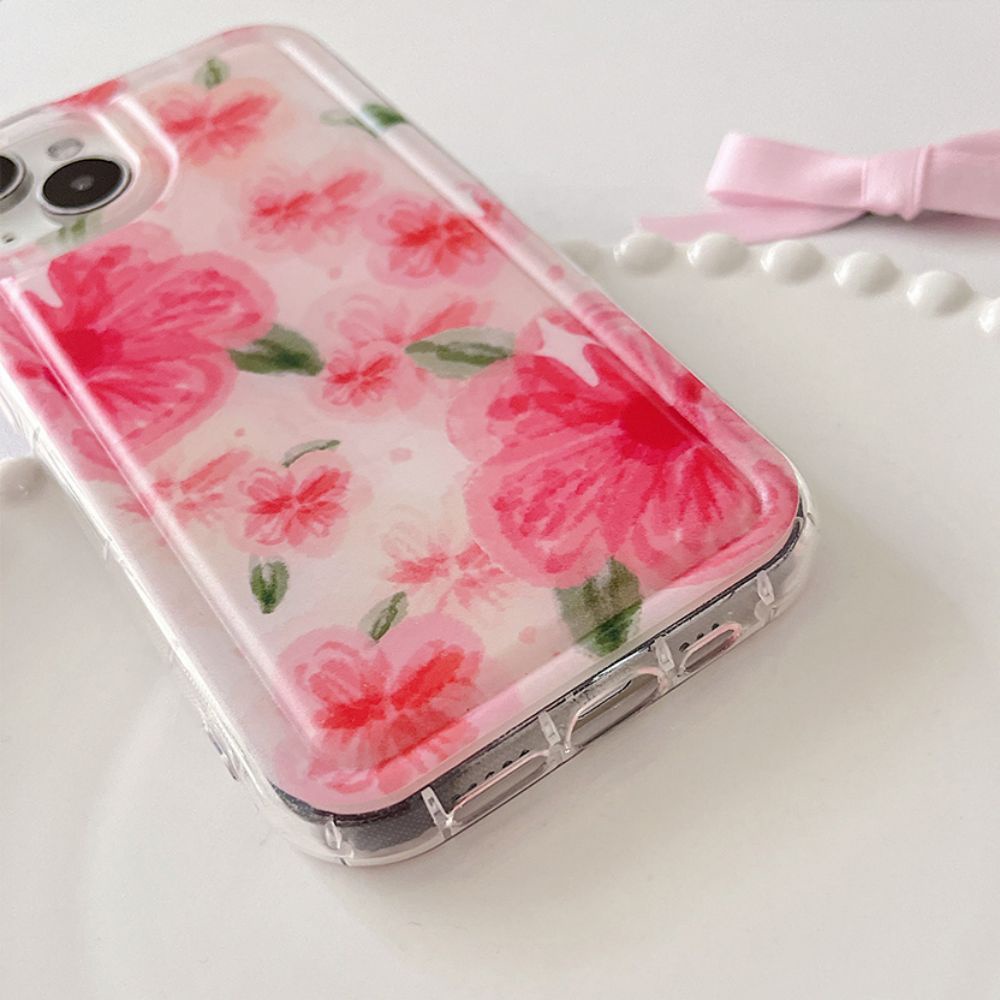 Ốp Điện Thoại TPU Mềm Chống Sốc Chống Dấu Vân Tay In Họa Tiết Graffiti Hàn Quốc Cho IPhone 14 13 12 11 Pro Max X XR 8 7 Plus