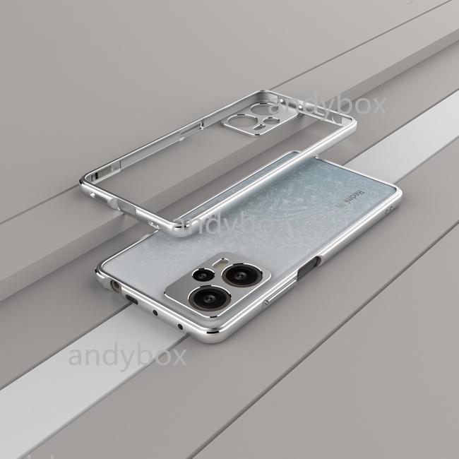 Ốp Điện Thoại Khung Kim Loại Bảo Vệ Cho Xiaomi Poco F5 F4 F3 Pro Redmi Note12 Redmi K60 K60E K50 K40 K40S K30 Pro