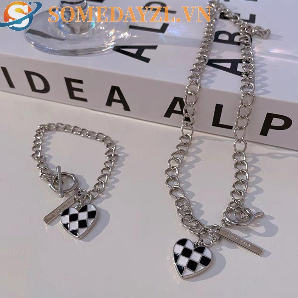 SOMEDAYZL Vòng Tay Dây Xích Phong Cách Hàn Quốc Cổ Điển Thời Trang Cho Nữ