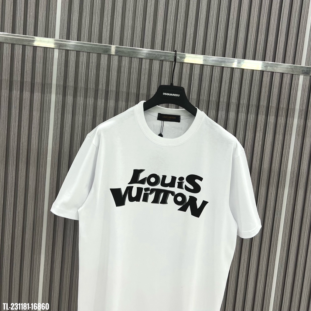 Áo Thun cotton In Chữ L + Thẻ Thời Trang Cho Cặp Đôi