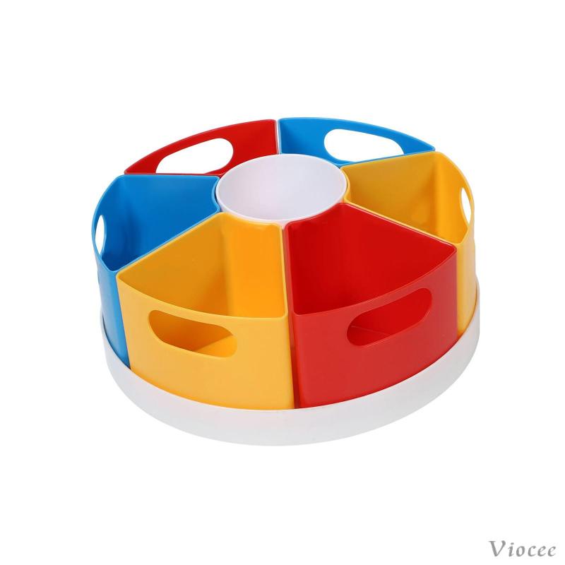 Giá Đỡ Bút 7 Ngăn Có Thể Xoay 360 Độ Tiện Dụng Cho Gia Đình / Văn Phòng