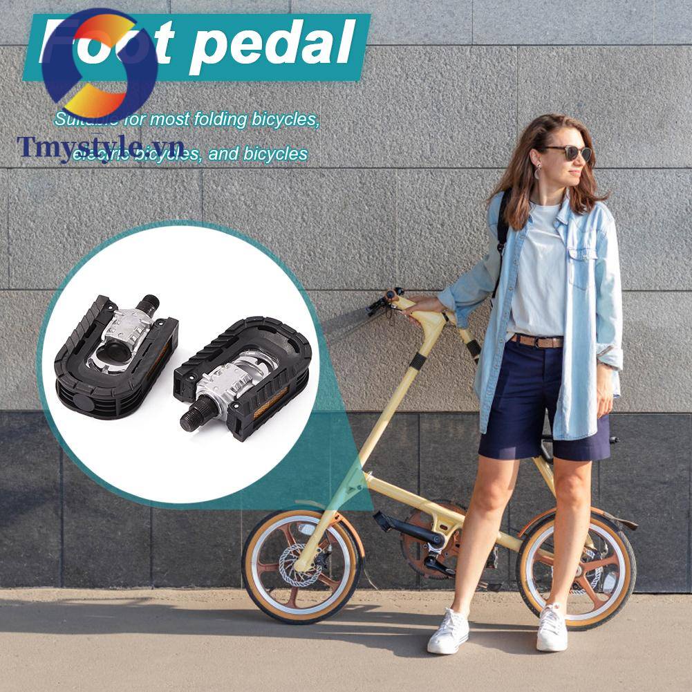 1 Cặp Bàn Đạp Xe Đạp Chống Trượt Phản Quang