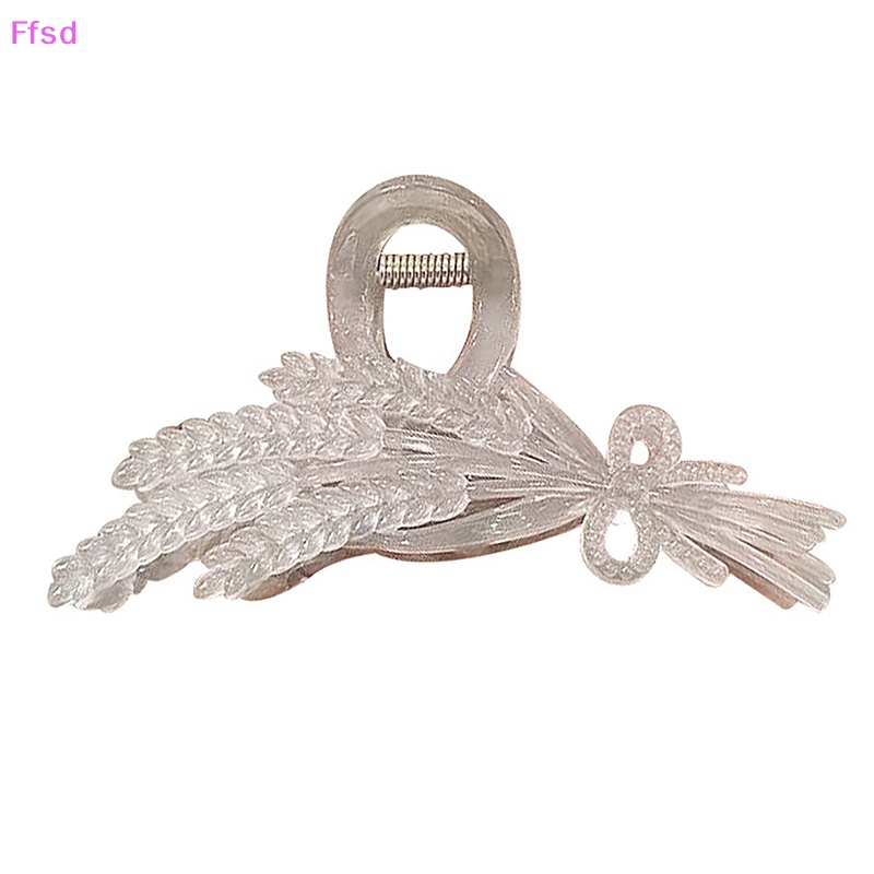 {Ffsd} Kẹp Tóc Dạng Móng Vuốt Lớn Bằng Acrylic Kiểu Dáng Đơn Giản Cá Mập Cho Nữ * Hàng Bán Chạy