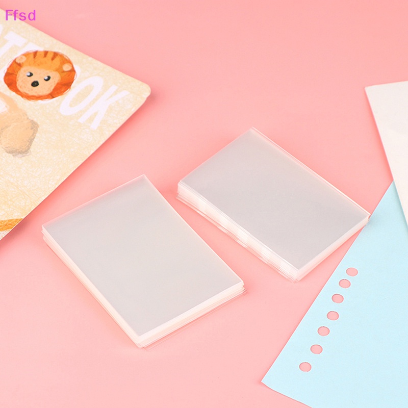 Set 50 Tấm Phim Trong Suốt Bảo Vệ Thẻ Hàn Quốc Không Axit Không Chứa Bpa