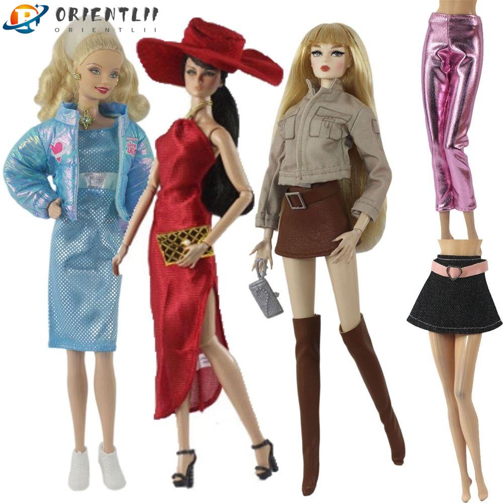 ORIENTLII Đầm Thời Trang Nhiều Kiểu Dáng Cho Búp Bê 30cm